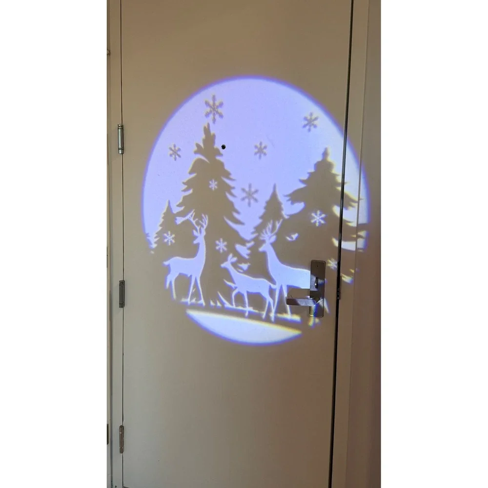 Celebration Series LED Projection Light Reindeer Snowflake Holiday Projector
